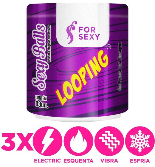 Imagem de Bolinha Explosiva Sensações For Sexy Funcional Excitante Lubrificante Sex Shop