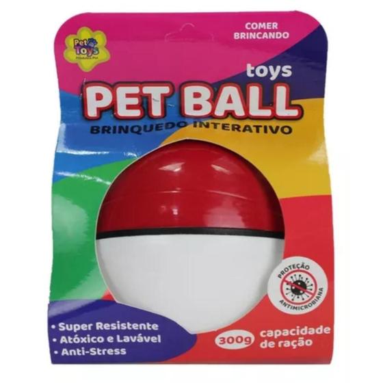 Imagem de Bolinha Interativa Pet Ball Cachorro Brinquedo Petisco Ração