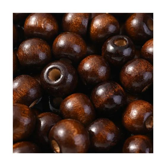 Imagem de Bolinhas De Madeira 16mm Com Furo 50 Unidades DIY