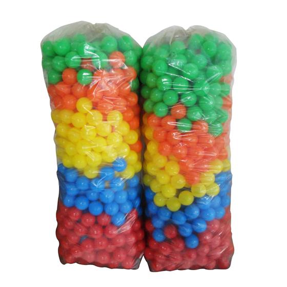 Imagem de Bolinhas De Piscina Coloridas Pacote Com 100 Bolinhas 76mm - Cores de acordo com o estoque 