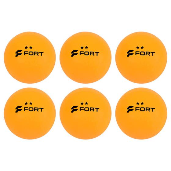 Imagem de Bolinhas de Tênis de Mesa 2 Estrelas Pack com 6 Bolas Fort