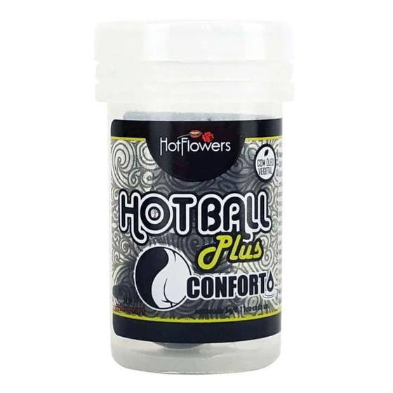Imagem de Bolinhas Lubrificantes Hot Ball Plus Confort 2 Unidades Sexo Anal