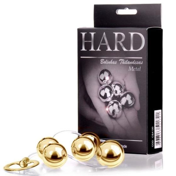 Imagem de Bolinhas tailandesas metal dourado hard