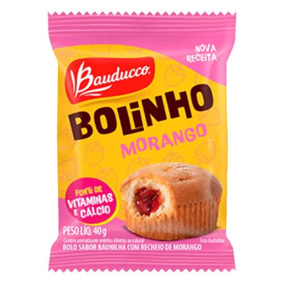 Imagem de Bolinho Bauducco Baunilha Com Morango 40g