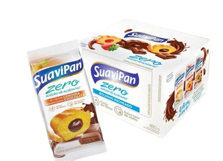 Imagem de Bolinho Cenoura Com Recheio De Chocolate Display - Suavipan