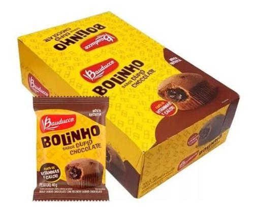 Imagem de Bolinho Chocolate Recheio Chocolate C/16un - Bauducco