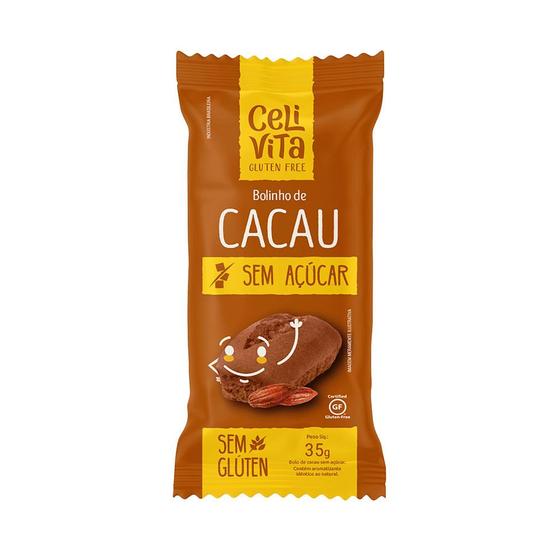 Imagem de Bolinho de Cacau Sem Açúcar Celi Vita 35g