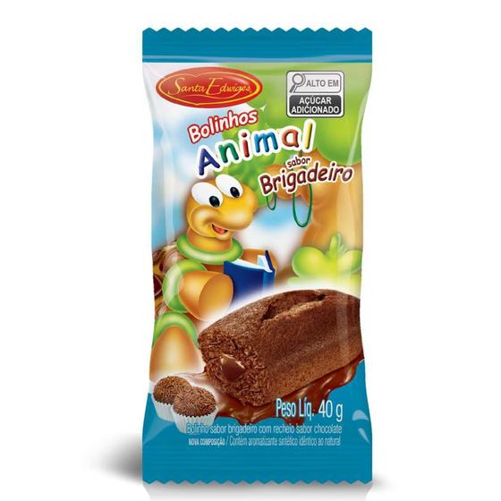 Imagem de Bolinho Santa Edwiges Animal Recheio Brigadeiro 40g