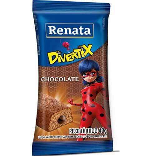 Imagem de Bolinhos Renata Divertix Chocolate - 40 unidades