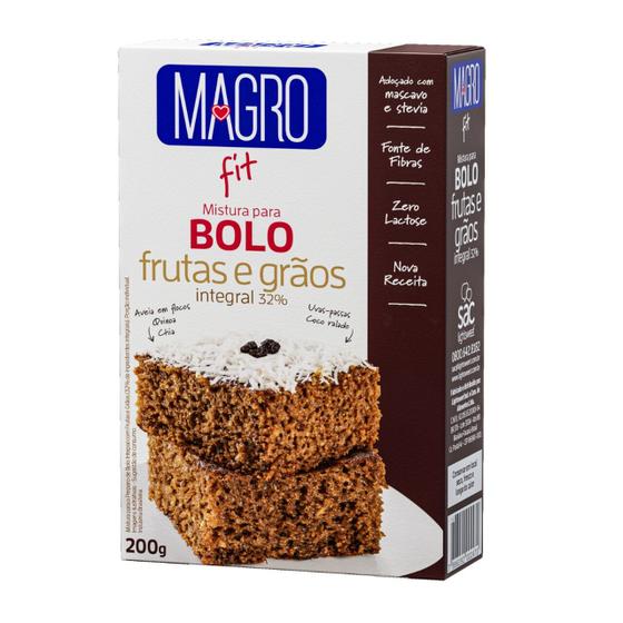 Imagem de Bolo Integral Com Frutas E Grãos 200G