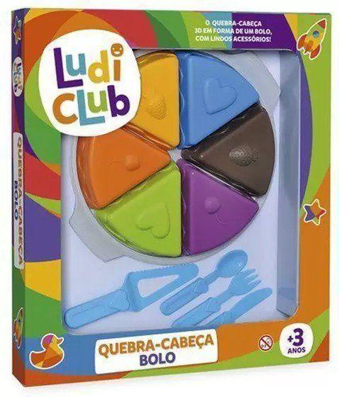 Imagem de Bolo Ludi Club Quebra-Cabeça R.516 Usual Brinquedos