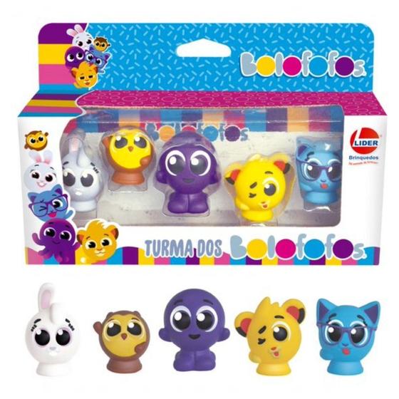 Bolofofos 5 Personagens Turminha Pipi Sophie Pow Bunny Rick Funk Pao de ...