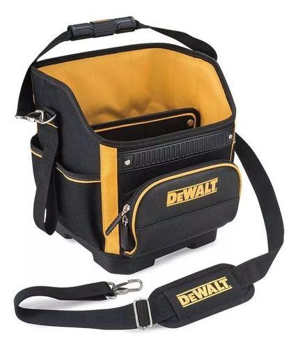 Imagem de Bolsa Aberta Para Ferramentas Dewalt Modelo Dwst83488la Acabamento Em Couro 12 Polegadas, Com 20 Bolsos