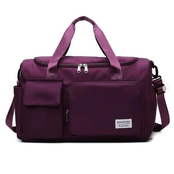 Imagem de Bolsa Academia Esportiva Mala Viagem Mochila Transversal Fitness Treino Feminina Masculina Unissex