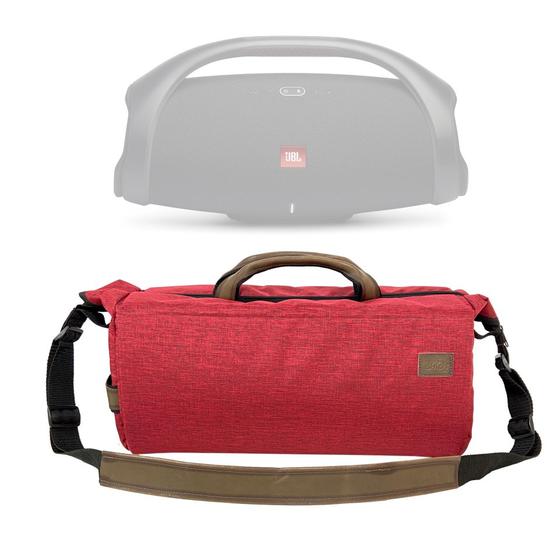 Imagem de Bolsa Bag Para Caixa De Som Boombox 1 E 2 - Vermelha