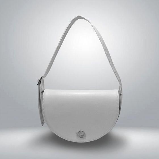 Imagem de Bolsa Baguete Tropix com Fechamento de Ímã, Fivela e Bolso Interno - Cores Variadas