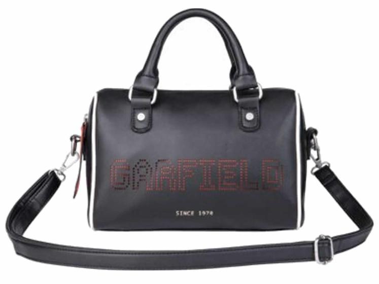 Imagem de Bolsa Baú Garfield Transversal Gf22003Pt - Preto