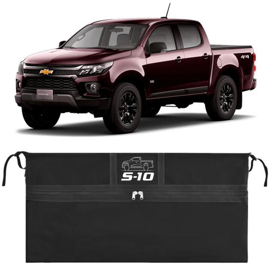 Imagem de Bolsa Caçamba Chevrolet S10 420L Instala Sem Furar a Caçamba Compatível com Todos os Anos e Versões Maleiro S10