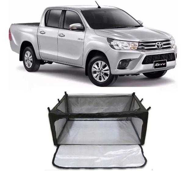 Imagem de Bolsa Caçamba* Pickups Hilux 840 Litros Preta 2001 2002 2003