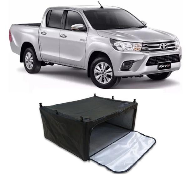 Imagem de Bolsa Caçamba ' Pickups Hilux 840 Litros Preta 2017 2018