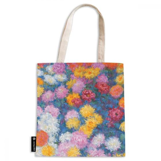 Imagem de Bolsa Canvas Bag Paperblanks Monets Chrysanthemums