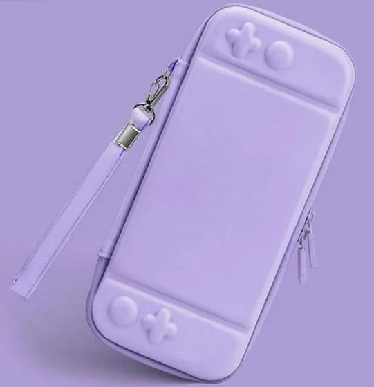 Imagem de Bolsa Capa Case Transporte Proteção + Pelicula Grips Compativel com Switch Padrão