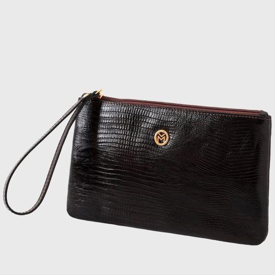 Imagem de Bolsa carteira clutch 263 café em couro