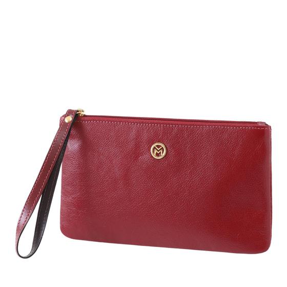 Imagem de Bolsa Carteira Clutch Couro Legítimo Feminina Mariart 263