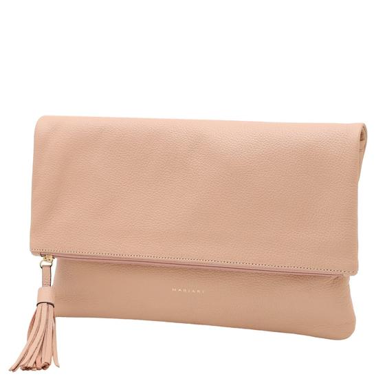 Imagem de Bolsa Carteira Clutch Feminina Couro Bovino Mariart Hibisco