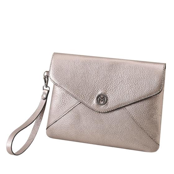 Imagem de Bolsa Carteira Clutch Feminina De Couro Mariart Luciana