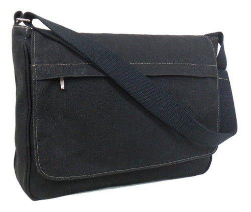 Bolsa Carteiro Pasta Transversal Em Lona Masculino Feminino Menor preço em Bolsa Carteiro Pasta Transversal Em Lona Masculino Feminino