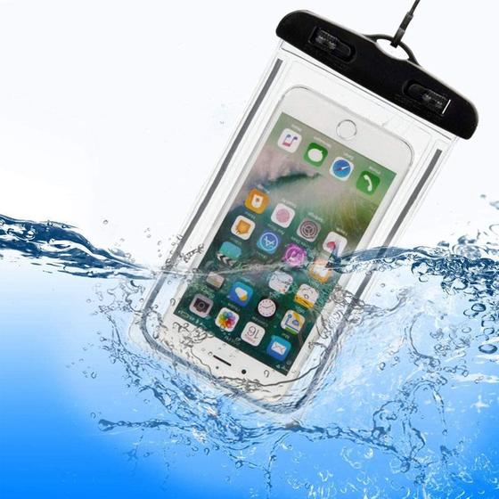 Imagem de Bolsa Case Capa Proteção A Prova D'agua Celular Smartphone