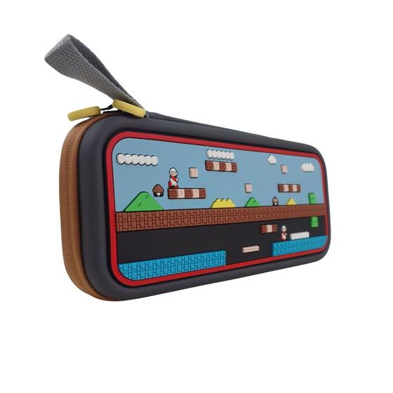 Imagem de Bolsa Case Maleta de transporte compatível com Nintendo Switch - Jogo super Mario