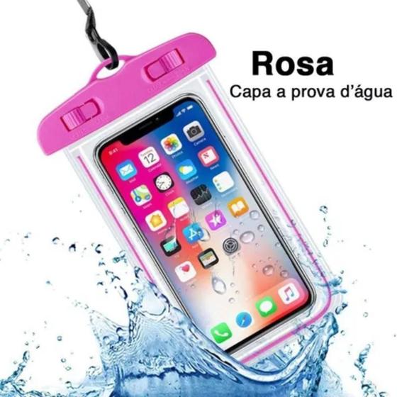 Imagem de Bolsa Case Prova Dágua Celular Universal Impermeável Oferta