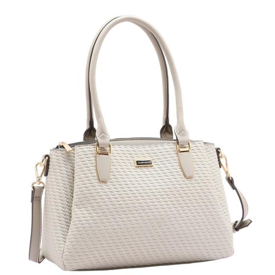 Imagem de Bolsa Casual Feminina Chenson Ref 3484610-4 Cinza Claro