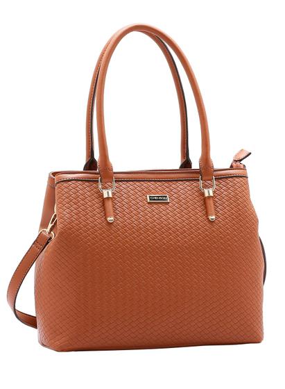 Imagem de Bolsa Chenson Feminina Marrom Tresse Classico 3484656
