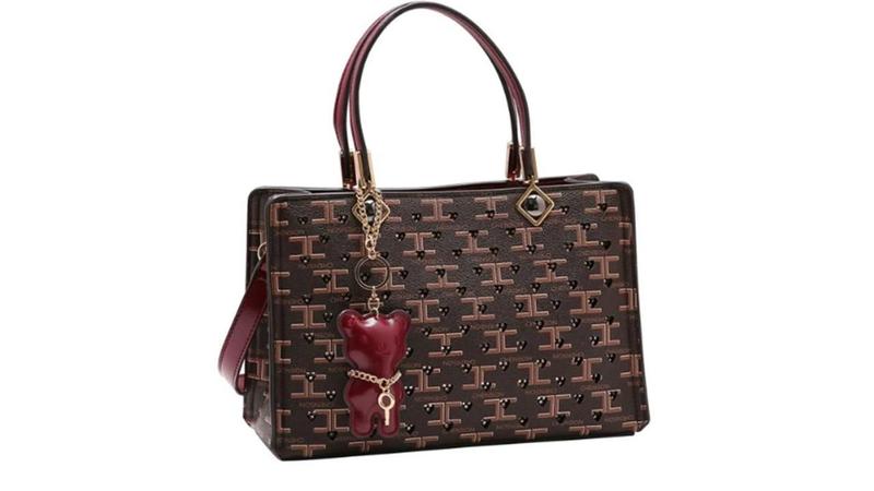 Imagem de Bolsa Chenson Monograma Cristal Com Divisórias Café