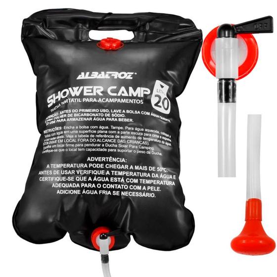 Imagem de Bolsa Chuveiro Portátil Shower Camp 20 Litros - Albatroz