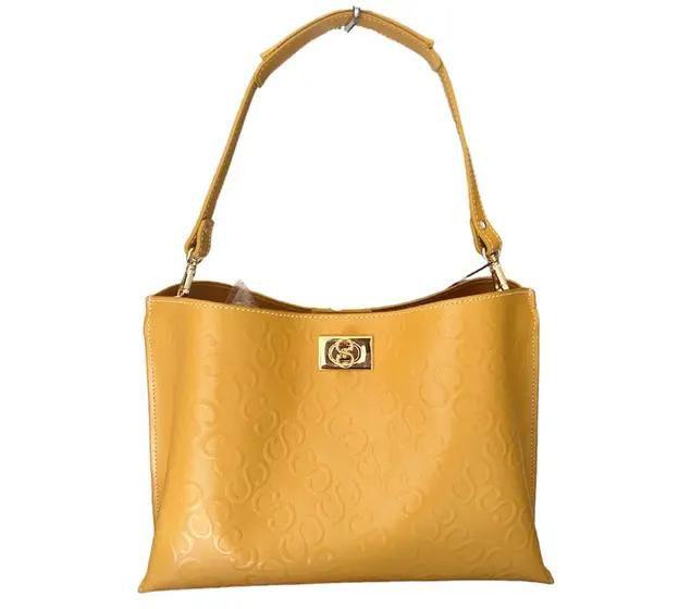 Imagem de Bolsa Classe Couro Tote 3238 9C Mel