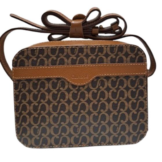 Imagem de Bolsa Classe Marrom Canvas Com Detalhe Caramelo