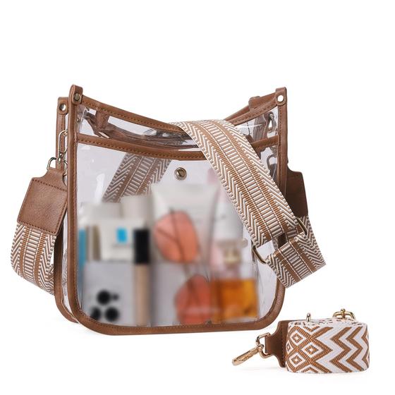 Imagem de Bolsa CLUCI Transparente Impermeável para Estádio e Eventos - Crossbody