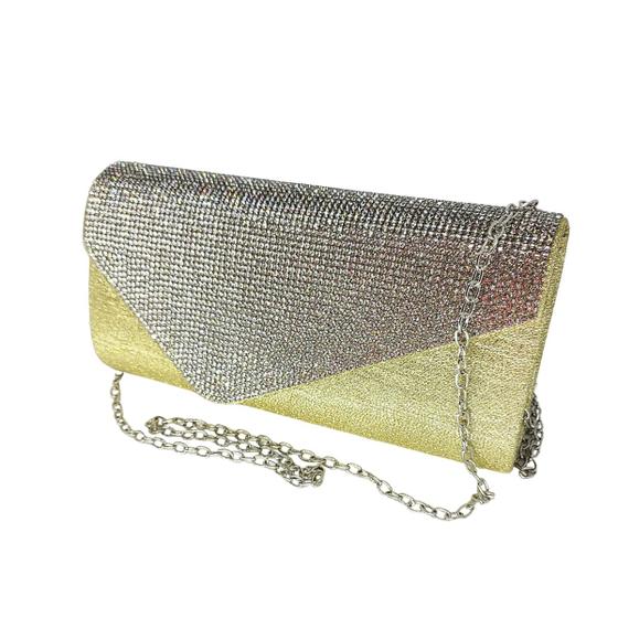 Imagem de Bolsa clutch feminina festa brilho bolsinha madrinha premium