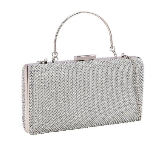 Imagem de Bolsa Clutch Festa Feminina Strass Alça Chenson 3182602