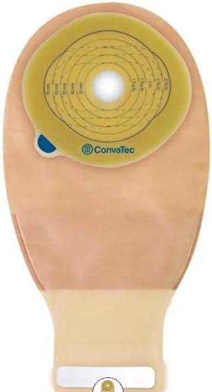 Imagem de Bolsa colostomia esteem  plus drenável recortável opaca 19-64mm caixa com 10 unid. convatec