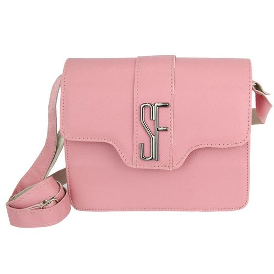 Imagem de Bolsa com alça regulavel transversal e ombro tamanho otimo para o dia a dia metal SF.