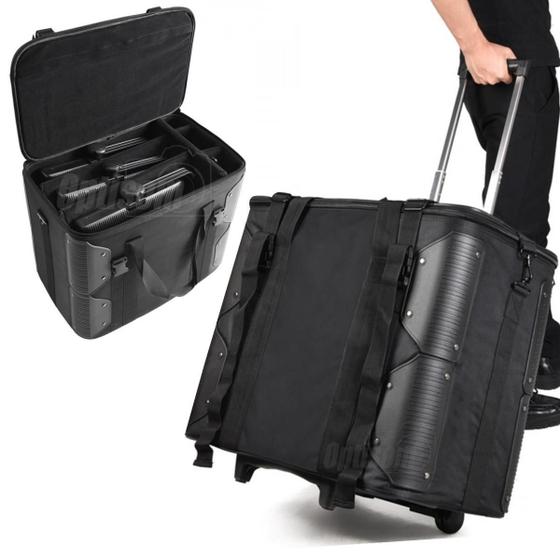 Imagem de Bolsa Com Rodinhas Hard Case Godox Cb10 Para Led Flash Tochas