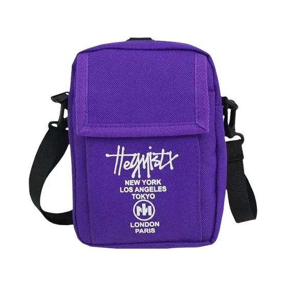 Imagem de Bolsa Crossbody Oxford Hip Hop para Adolescente - Estilo Japonês
