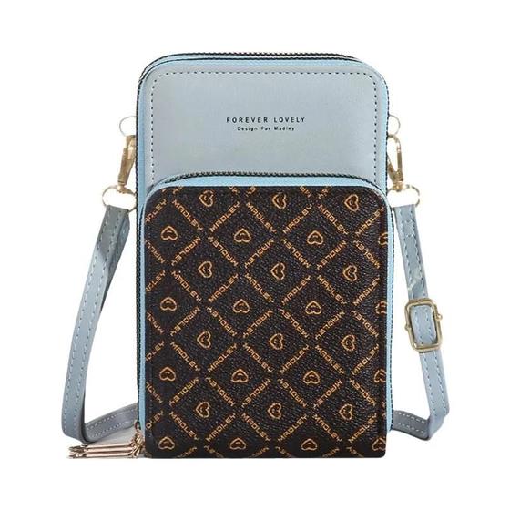Imagem de Bolsa Crossbody para Celular com Tela Sensível ao Toque - Carteira Elegante e Multiuso
