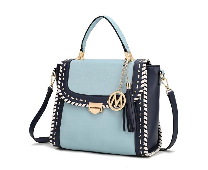 Imagem de Bolsa Crossbody Vegana MKF Collection Flora - Design Color Block