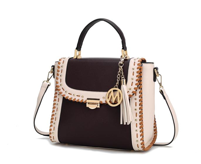 Imagem de Bolsa Crossbody Vegana MKF Collection Flora - Design Color Block